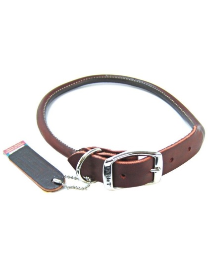 Circle T Latigo Leather Round Collar - 24" Long x 1" Wide