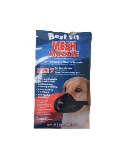 Nylon Fabridog Best Fit Muzzle - Size 7 (Dogs 80-100 lbs)