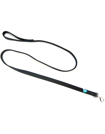 Coastal Pet Double Nylon Lead - Black - 72" Long x 1" Wide