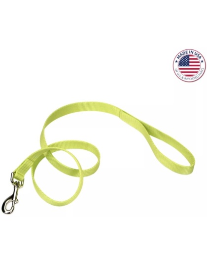 Coastal Pet Single-Ply Nylon Dog Leash Lime Green - 6 feet x 3/8"W