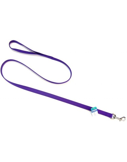 Coastal Pet Nylon Lead - Purple - 4' Long x 5/8" Wide