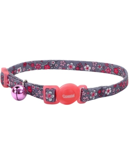 Coastal Pet Safe Cat Breakaway Collar Pink Cherry - 12in.L x 3/8in.W