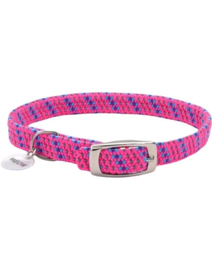 Coastal Pet Elastacat Reflective Safety Collar with Charm Pink - Small (Neck: 8-10in.)