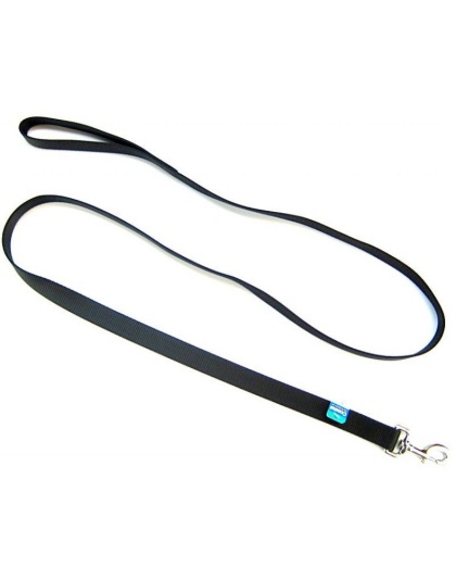 Coastal Pet Single Nylon Lead - Black - 6' Long x 1" Wide