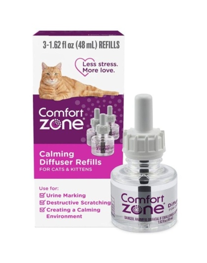 Comfort Zone Calming Diffuser Refills For Cats and Kittens - 3 count