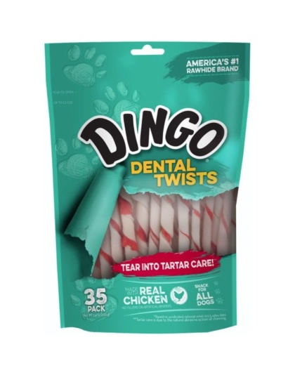 Dingo Dental Twists for Total Care - 35 Pack