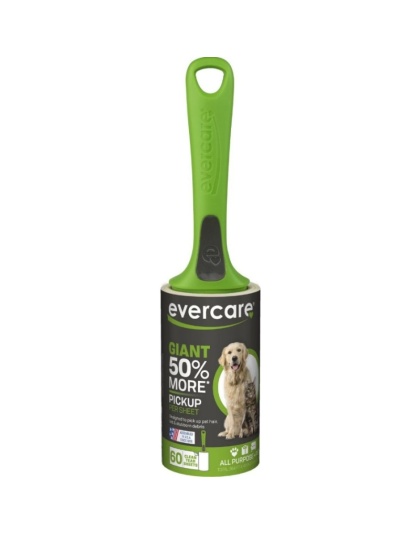 Evercare Giant Pet Hair Roller - Giant Lint Roller - (60 X-Large Sheet Roll)