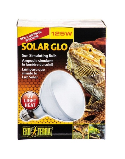 Exo-Terra Solar Glo Mercury Vapor Sun Simulating Lamp - 125 Watts