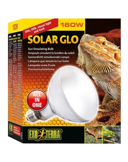 Exo-Terra Solar Glo Mercury Vapor Sun Simulating Lamp - 160 Watts