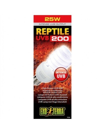 Exo-Terra Reptile UVB200 HO Bulb - 26 Watt (US) / 25 Watt (Europe)