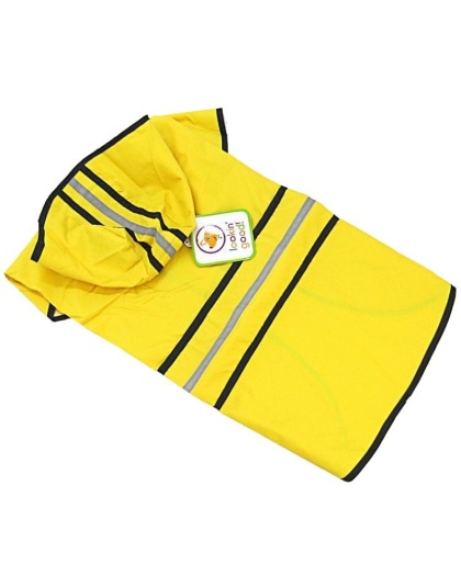 Fashion Pet Rainy Day Dog Slicker - Yellow - Large (19"-24" From Neck to Tail)