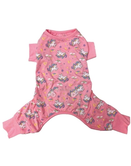 Fashion Pet Unicorn Dog Pajamas Pink - X-Small
