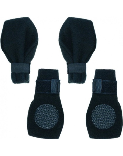Fahion Pet Arctic Fleece Dog Boots - Black - X-Small (2.25" Paw)