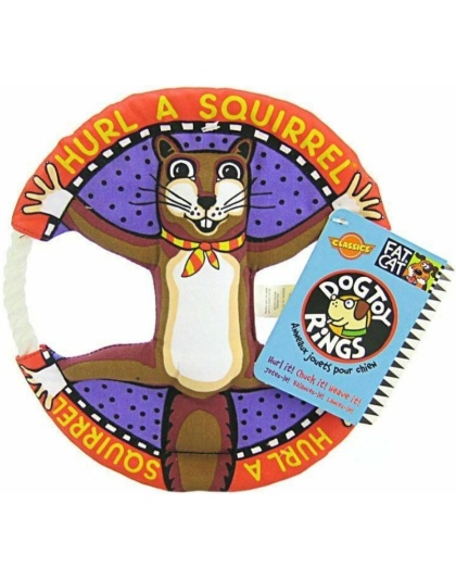 Fat Cat Dog Toy Rings - Assorted - 10" Diameter