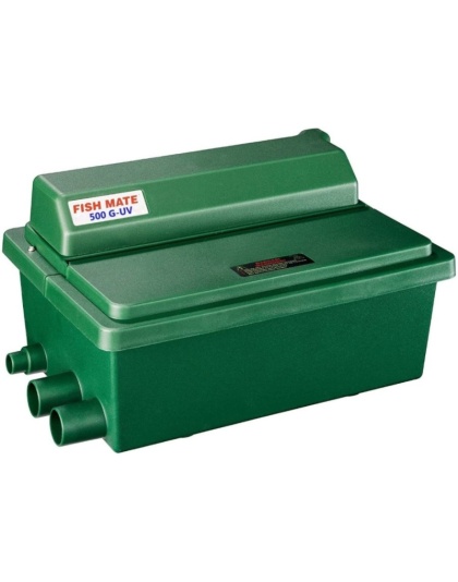 Fish Mate Gravity UV & Bio Pond Filter - 8 Watts - 250 GPH (125 - 500 Gallons)