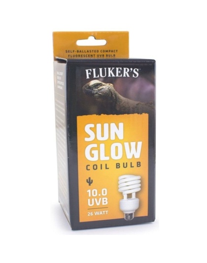 Flukers Sun Glow Desert Fluorescent 10.0 UVB Bulb - 26 watt