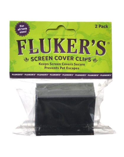 Flukers Screen Cover Clips - Premium (All Tank Sizes)