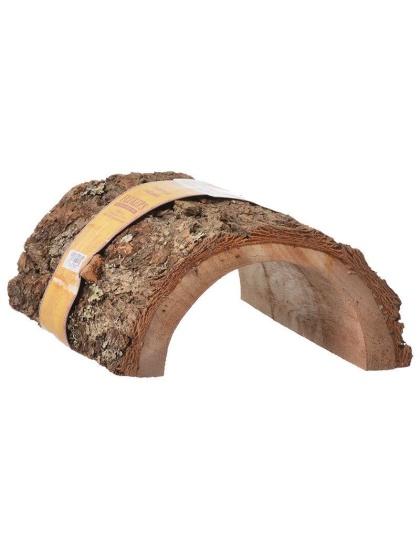 Flukers Critter Cavern Half-Log - X-Large (8"L x 8"W x 6"H)