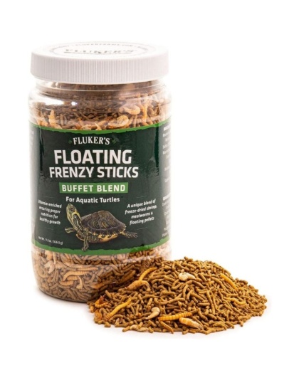 Flukers Floating Frenzy Buffet Blend for Aquatic Turtles - 11.5 oz