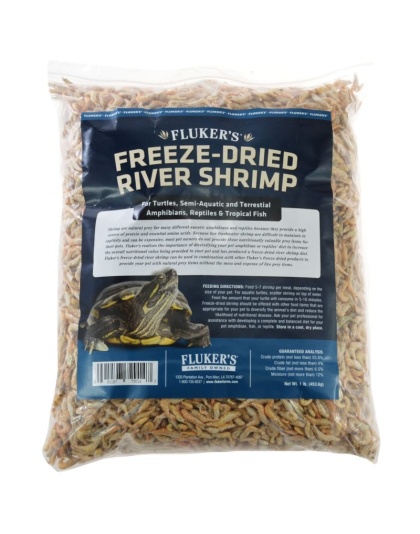 Flukers Freeze-Dried River Shrimp - 1 lb