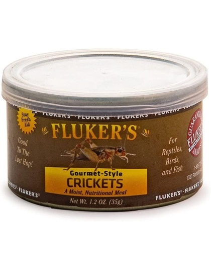 Flukers Gourmet Style Canned Crickets - 1.2 oz