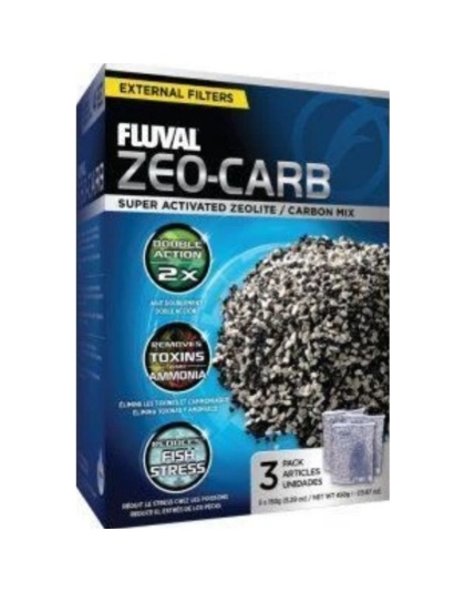 Fluval Zeo-Carb Filter Media - 3 count