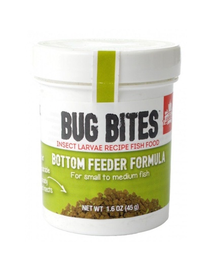 Fluval Bug Bites Bottom Feeder Formula Granules for Small-Medium Fish - 1.59 oz