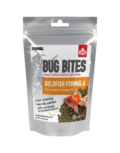 Fluval Bug Bites Goldfish Formula Pellets for Medium-Large Fish - 3.53 oz