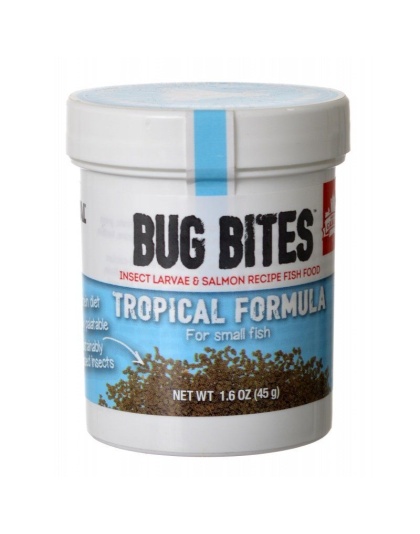 Fluval Bug Bites Tropical Formula Granules for Small Fish - 1.59 oz