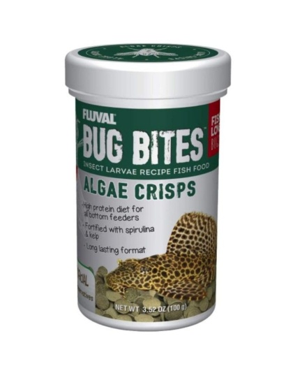 Fluval Bug Bites Algae Crisps - 3.53 oz