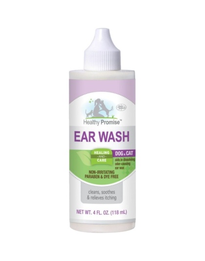 Four Paws Healthy Promise Dog and Cat Ear Wash - 4 oz