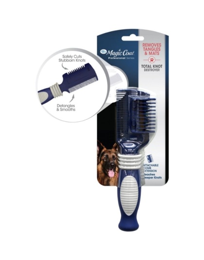 Magic Coat Professional Series Total Knot Destroyer Dog Knot Comb - 1 count