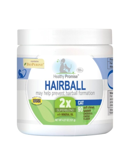 Four Paws Healthy Promise Hairball Control Supplements for Cats - 90 count