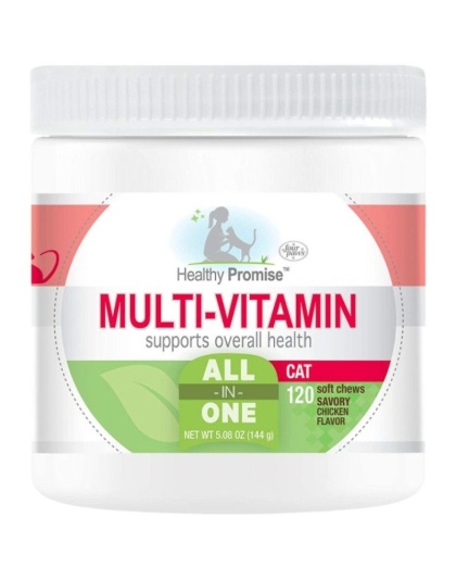 Four Paws Healthy Promise Multi-Vitamin Supplement for Cats - 120 count