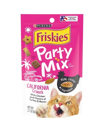 Friskies Party Mix Crunch Treats California Crunch - 2.1 oz