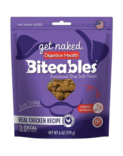Get Naked Digestive Health Soft Dog Treats - Chicken Flavor - 5 oz