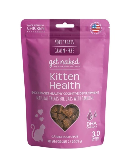 Get Naked Kitten Health Soft Natural Cat Treats - 2.5 oz