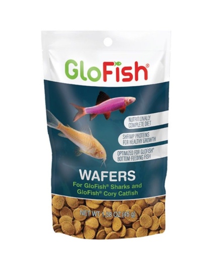 GloFish Cory Wafers Fish Food for GloFish Sharks and Cory Catfish - 1.58 oz