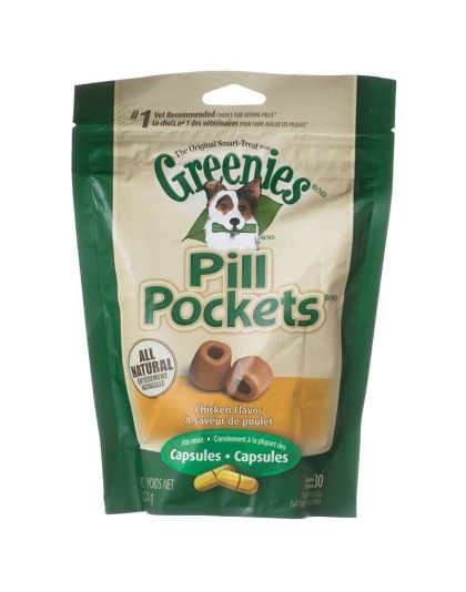 Greenies Pill Pocket Chicken Flavor Dog Treats - Large - 30 Treats (Capsules)
