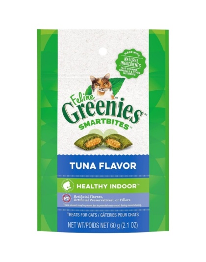 Greenies SmartBites Healthy Indoor Tuna Flavor Cat Treats - 2.1 oz
