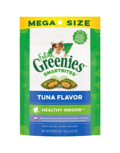 Greenies SmartBites Healthy Indoor Tuna Flavor Cat Treats - 4.6 oz