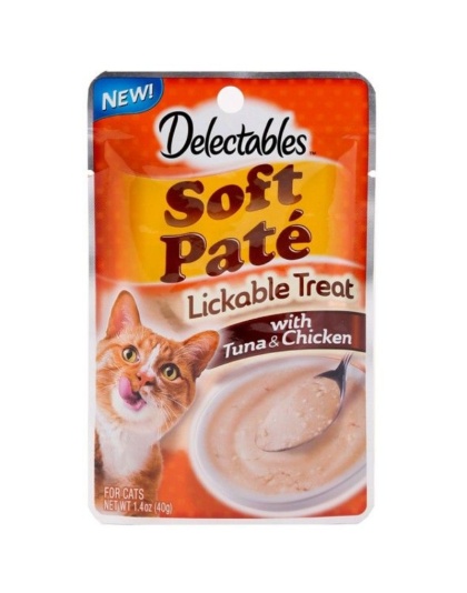 Hartz Soft Pate Lickable Treat for Cats Tuna and Chicken - 1.4 oz