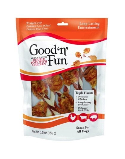 Healthy Hide Good N Fun Double Pops with Chicken - 5.5 oz