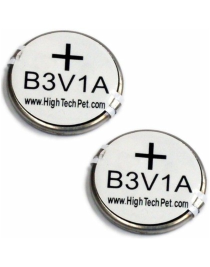 High Tech Pet Replacement B-3V1A Battery 2-Pack for HTP Collars - 2 count