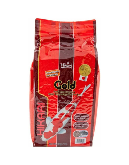 Hikari Gold Color Enhancing Koi Food - Medium Pellet - 11 lbs