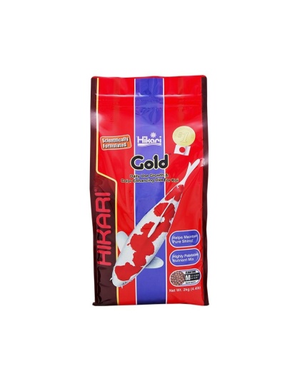 Hikari Gold Color Enhancing Koi Food - Medium Pellet - 4.4 lbs