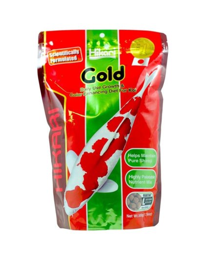 Hikari Gold Color Enhancing Koi Food - Large Pellet - 17 oz