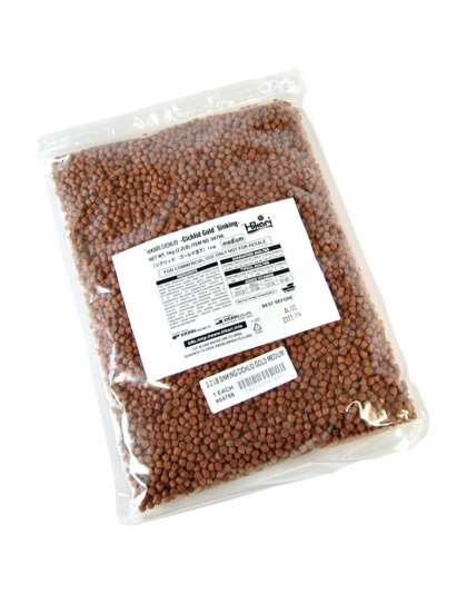 Hikari Cichlid Gold Color Enhancing Sinking Fish Food - Medium Pellet - 2.2 lbs