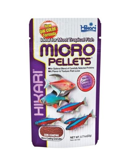 Hikari Micro Pellets for Tetras, Barbs & Small Fish - 0.77 oz