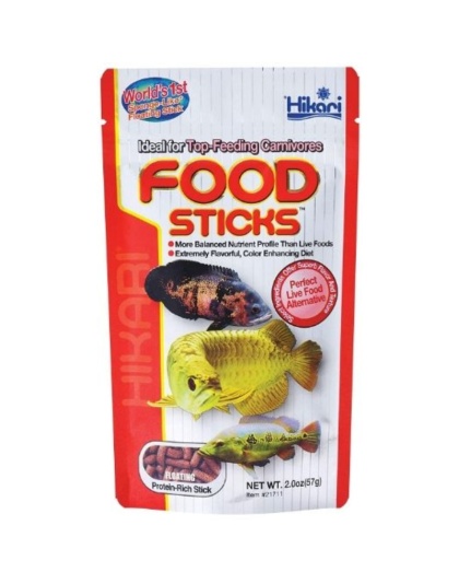 Hikari Food Sticks for Top Feeding Carnivorous Fish - 2 oz